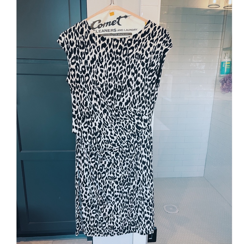 Karen Kane leopard print dress. Size XL